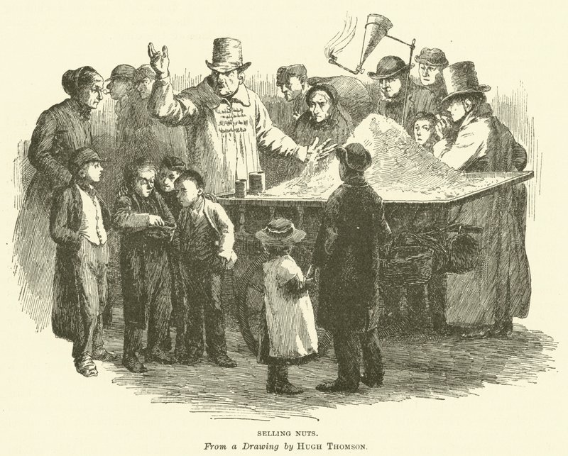 Vendiendo nueces de Hugh Thomson