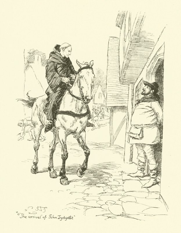 La llegada de John Lydgate de Hugh Thomson