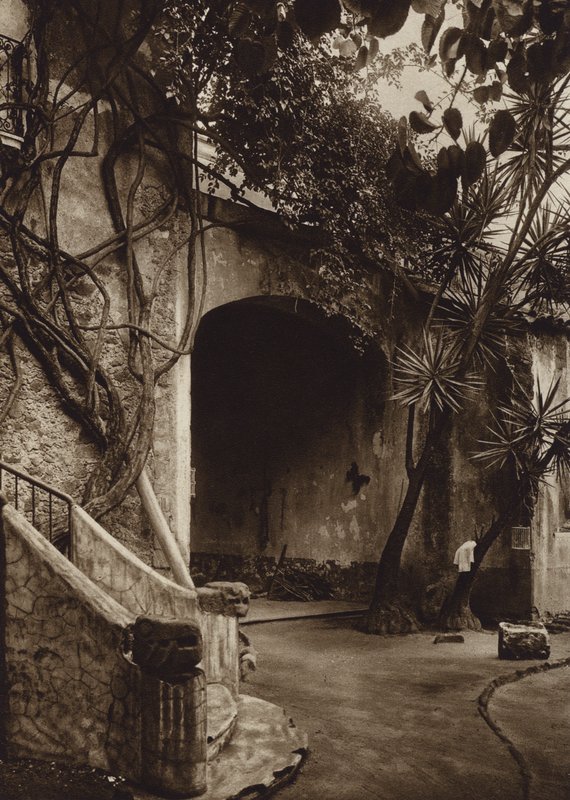 Mexico: Cuernavaca, Rincon pintoresco (b/w photo) de Hugo Brehme
