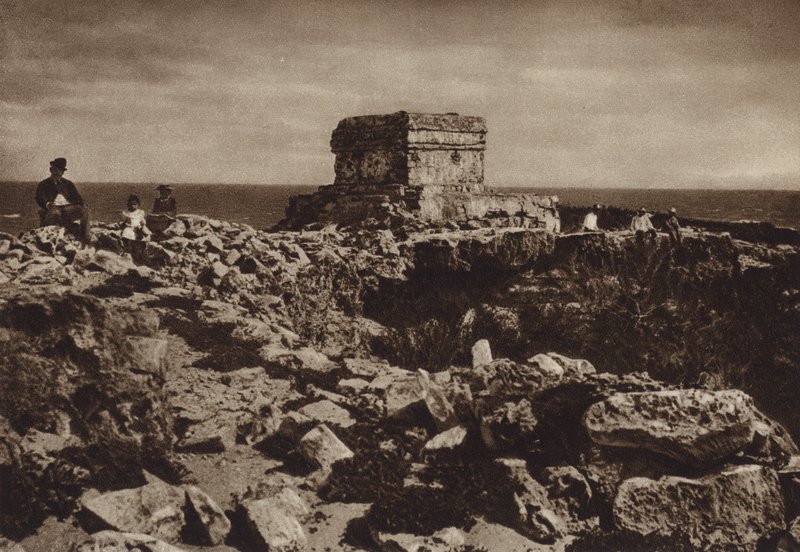Mexico: Isla de las Mujeres, Yucatan (b/w photo) de Hugo Brehme
