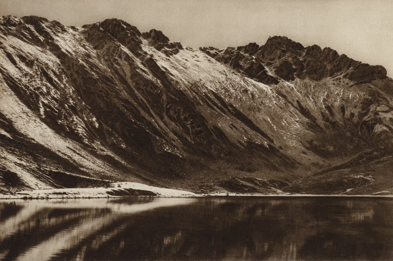 Mexico: Nevado de Toluca, Estado Mejico (b/w photo) de Hugo Brehme