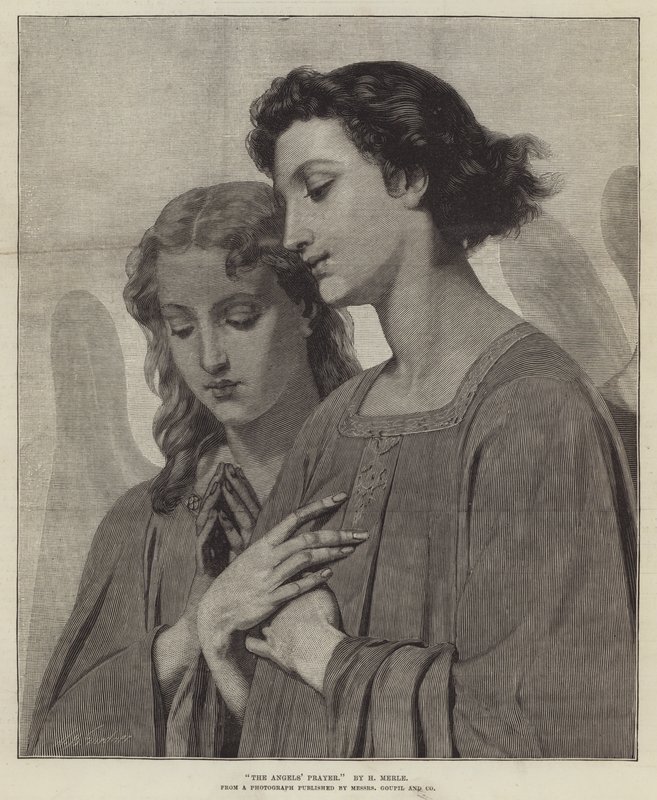 La oración de los ángeles de Hugues Merle
