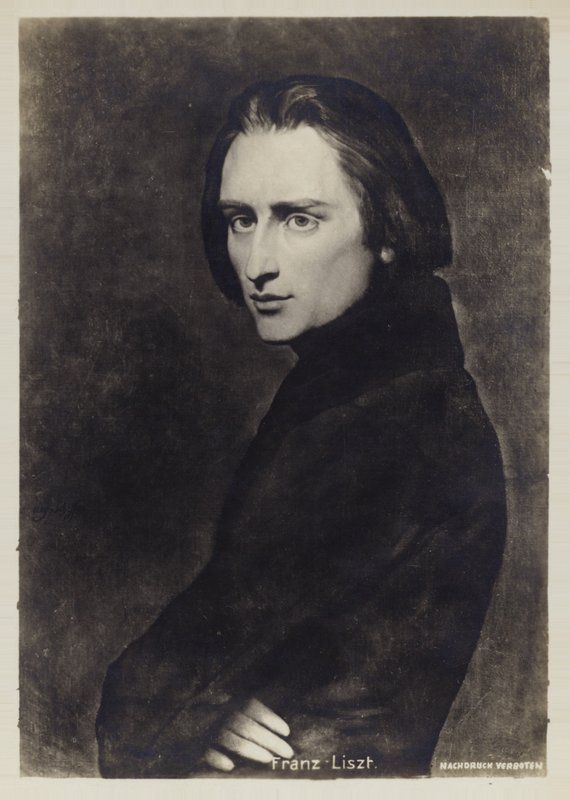 Retrato de Franz Liszt de Hungarian School