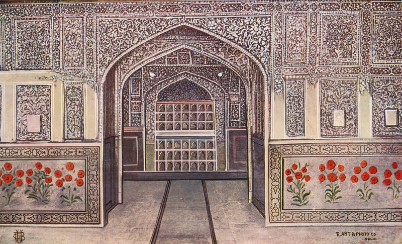 Shish Mahal, Fuerte de Agra (foto en color) de Indian photographer