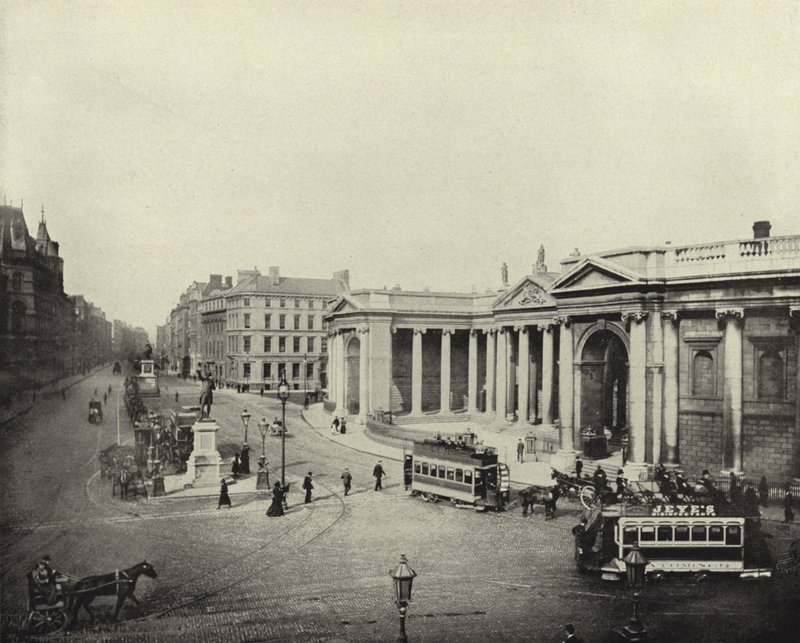 Banco de Irlanda, Antiguamente Casa del Parlamento, Dublín de Irish Photographer