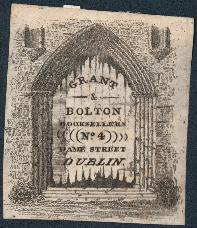Tarjeta comercial, Grant & Bolton de Irish School