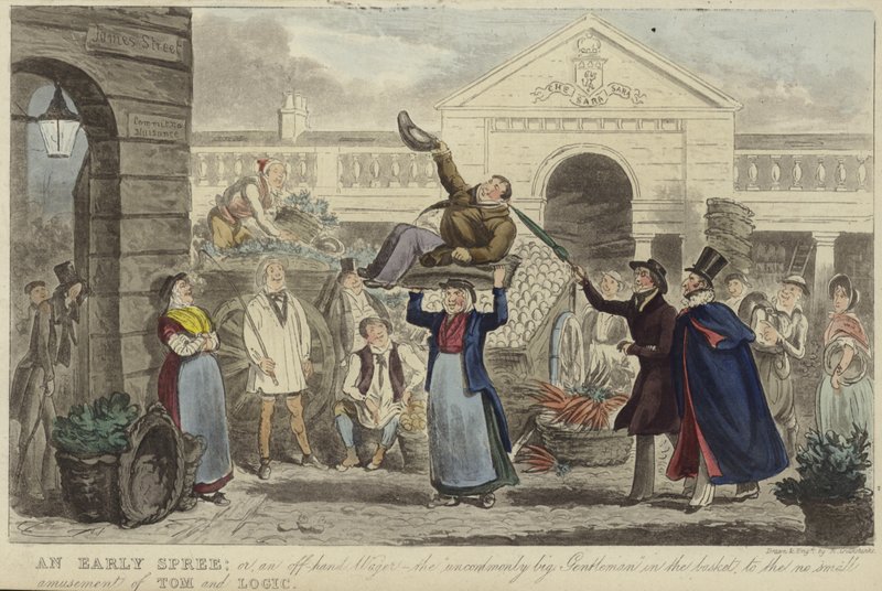 Una juerga temprana de Isaac Robert Cruikshank