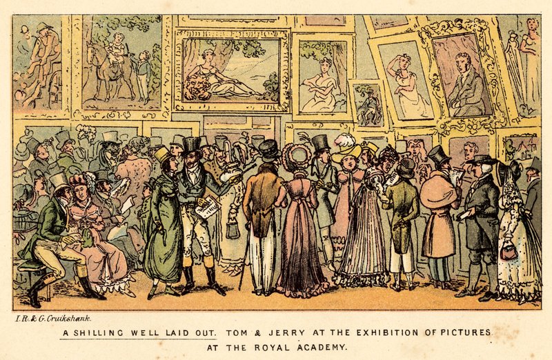 Un chelín bien gastado de Isaac, Robert and George Cruikshank