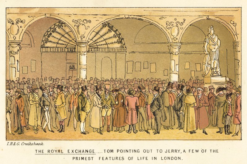 La Bolsa Real de Isaac, Robert and George Cruikshank