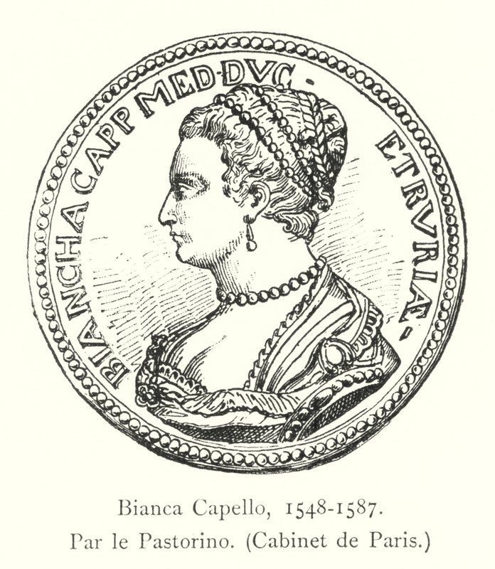 Bianca Capello, 1548-1587, por el Pastorino, Cabinet de Paris de Italian School