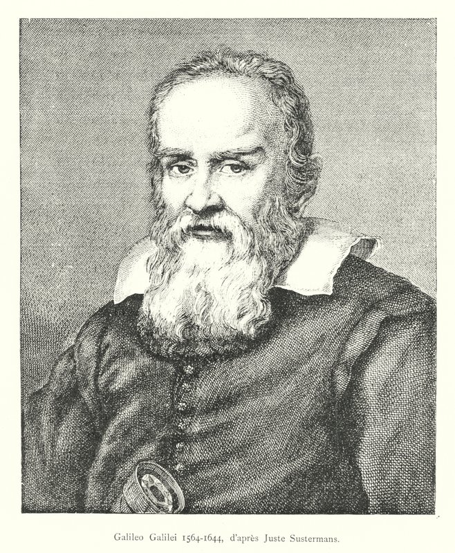 Galileo Galilei 1564-1644, según Juste Sustermans de Italian School