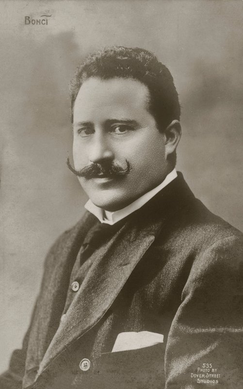 Alessandro Bonci, cantante de ópera italiano (foto b/n) de Italian Photographer