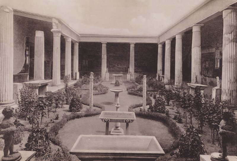 Casa Dei Vettii, Peristilo, Casa de los Vettii, el Peristilo de Italian Photographer