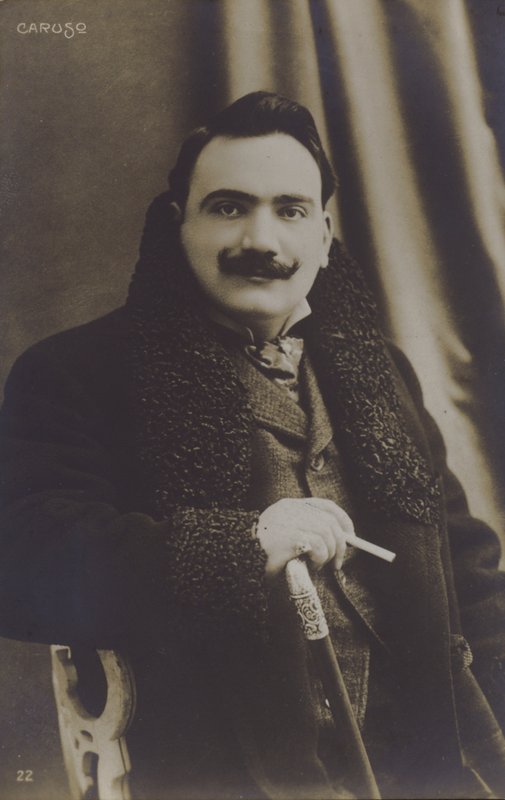 Enrico Caruso, cantante de ópera italiano de Italian Photographer