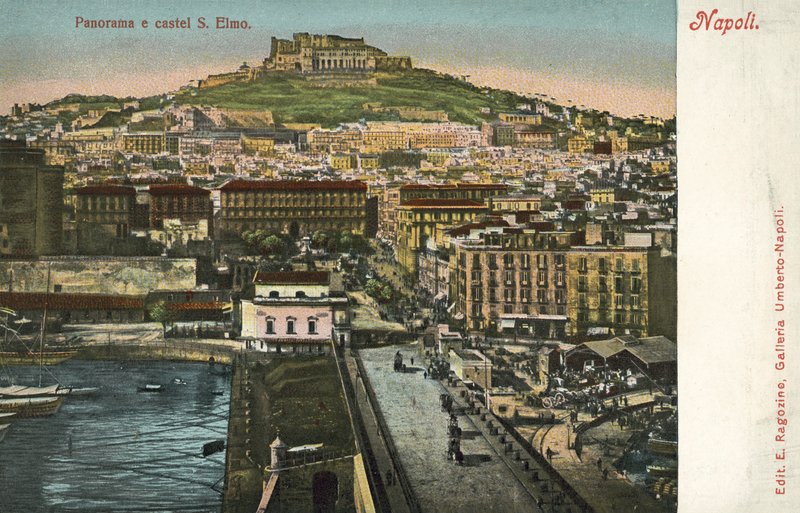 Nápoles, Italia, Panorama, Castel Sant