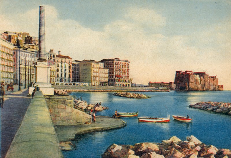 Nápoles / Napoli: Via Partenope y Castel Dell