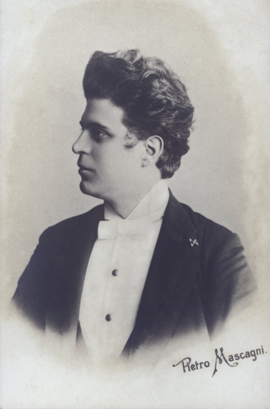 Pietro Mascagni, compositor italiano de la ópera Cavalleria Rusticana de Italian Photographer