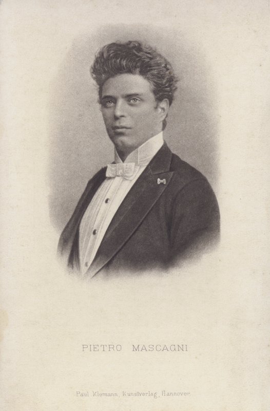 Pietro Mascagni, compositor italiano de la ópera Cavalleria Rusticana de Italian Photographer
