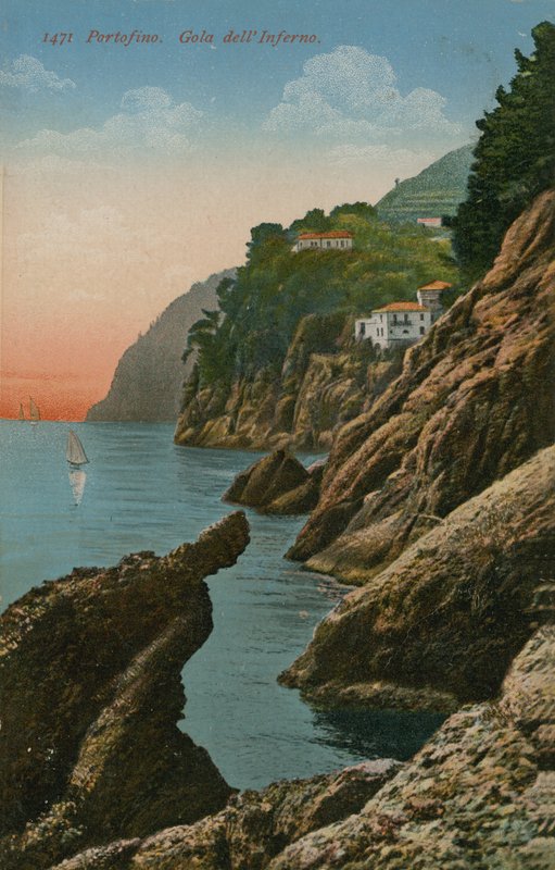 Portofino, Italia. Gola dell