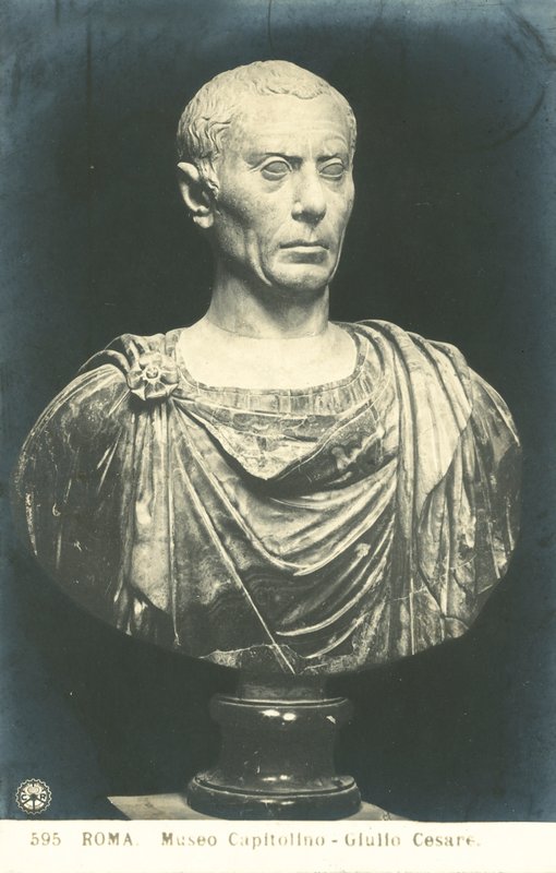 Roma, Museo Capitolino, busto, Julio César de Italian Photographer