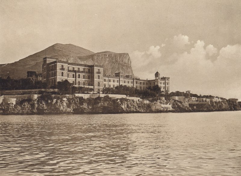 Sicilia / Sicilia: Villa Igea (foto b/n) de Italian Photographer