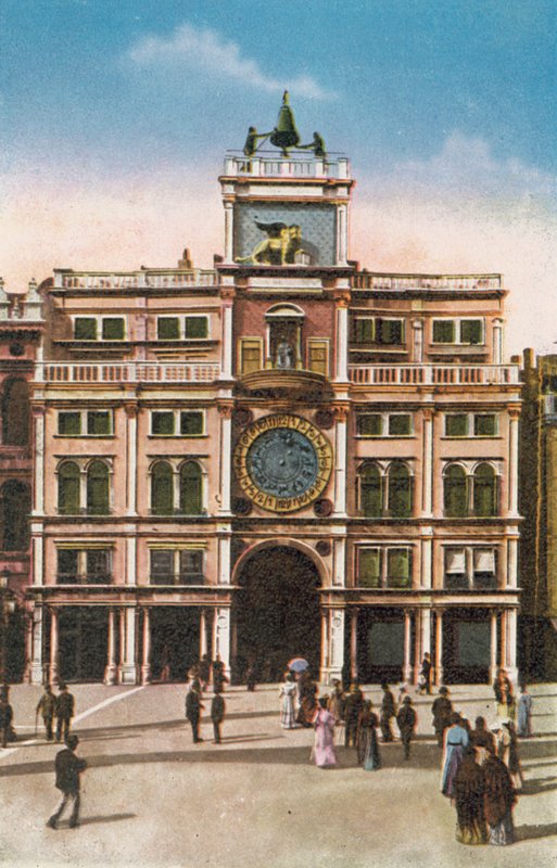 Venecia/Venecia: Torre del Reloj (foto en color) de Italian Photographer