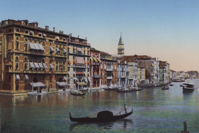 Venecia, Canal Grande, Fuga Alberghi de Italian Photographer