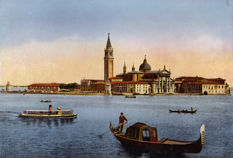 Venezia / Venecia: Isola S Giorgio (foto en color) de Italian Photographer