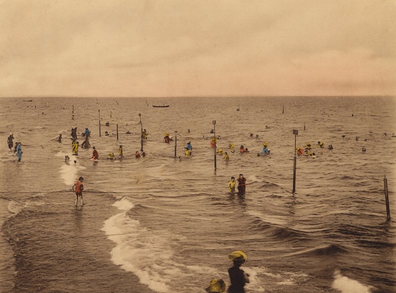 Venecia / Venice: Lido, Bagni di Mare (foto en color) de Italian Photographer