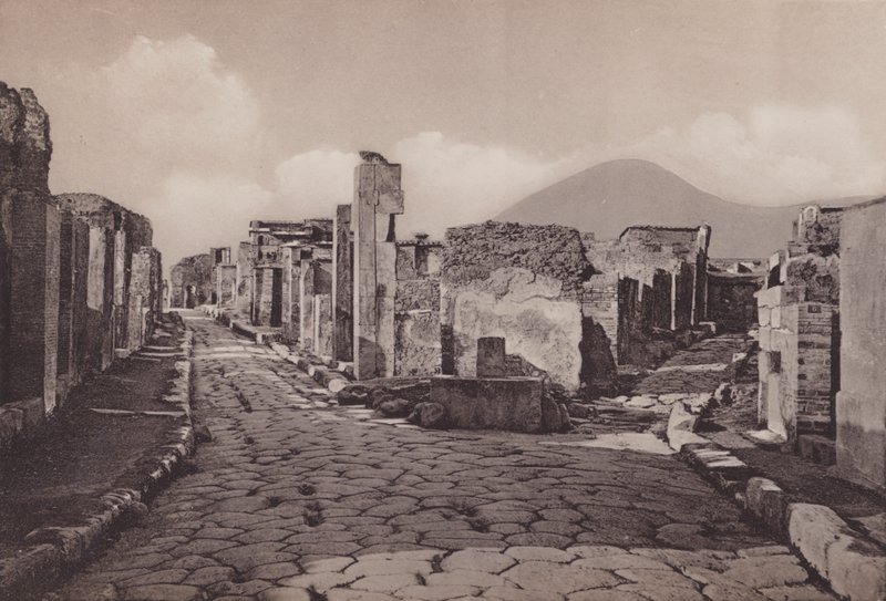 Via Consolare y Puerta de Herculano de Italian Photographer