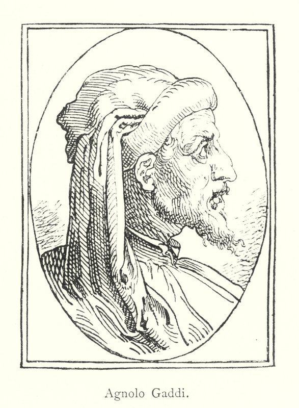 Agnolo Gaddi (grabado) de Italian School