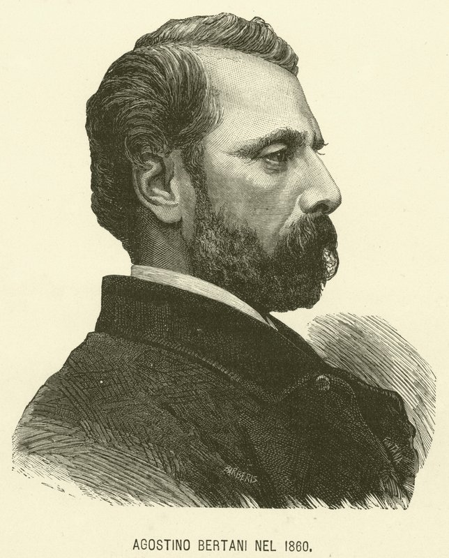 Agostino Bertani en 1860 de Italian School
