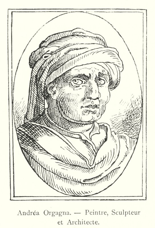 Andrea Orgagna, Pintor, Escultor y Arquitecto (grabado) de Italian School