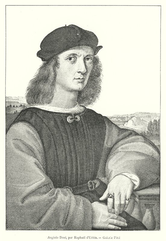 Angiolo Doni, por Rafael de Urbino, Galería Pitti de Italian School