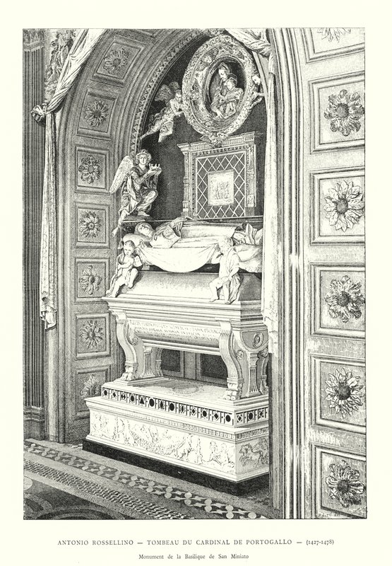 Antonio Rossellino, Tumba del Cardenal de Portogallo de Italian School