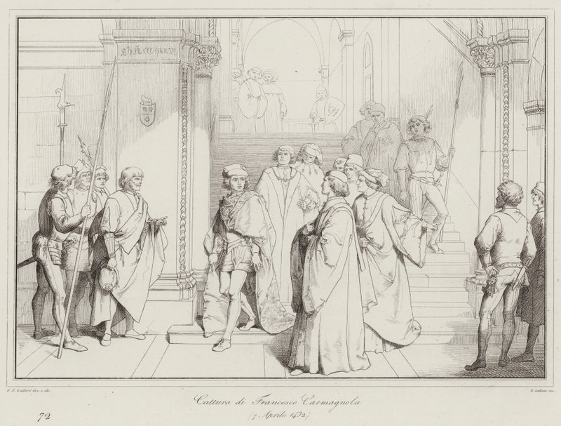 Captura de Francesco Carmagnola de Italian School