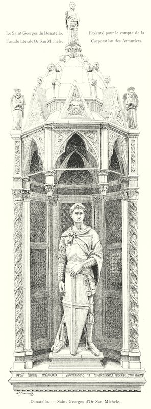Donatello, San Jorge de Or San Michele de Italian School