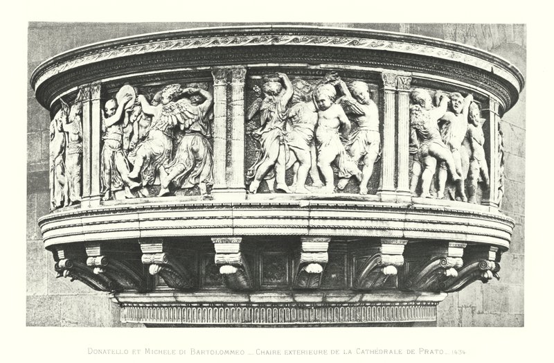 Donatello y Michele di Bartolommeo, Púlpito Exterior de la Catedral de Prato de Italian School