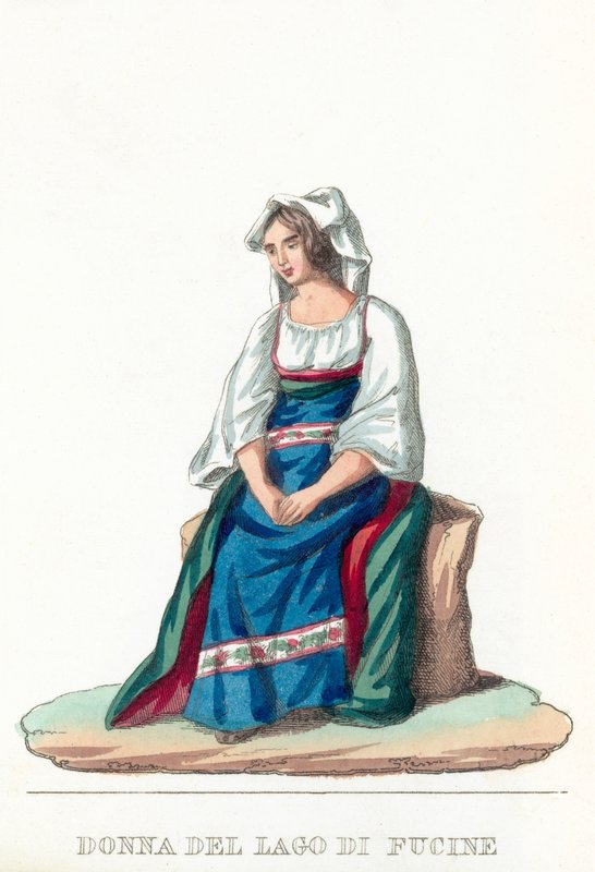 Donna Del Lago Di Fucine de Italian School