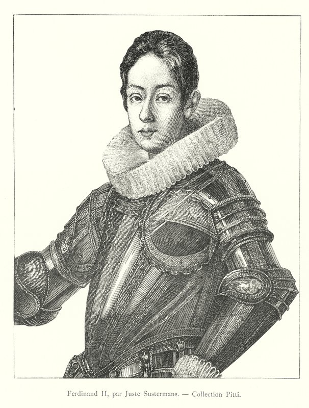 Fernando II, por Justus Sustermans, Colección Pitti de Italian School