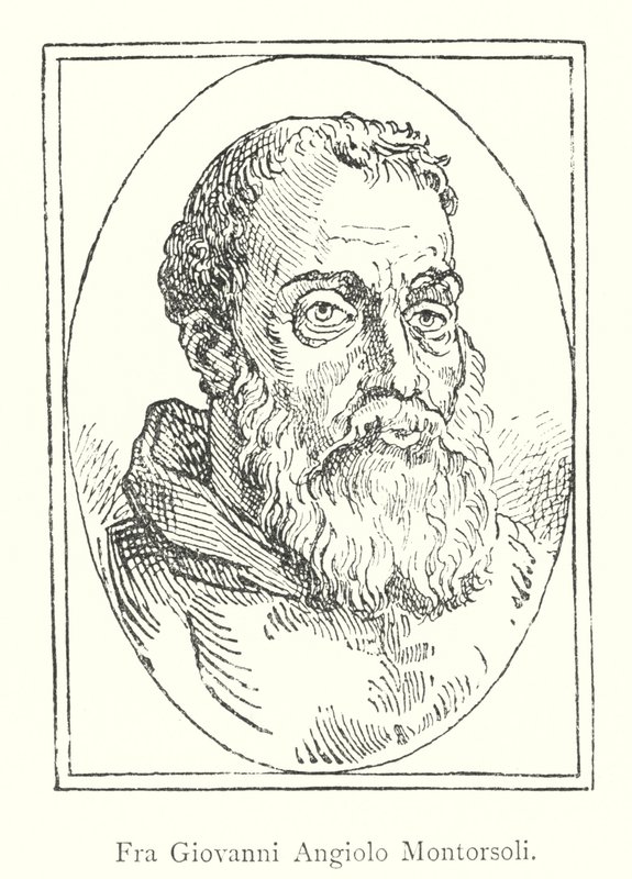 Fra Giovanni Angiolo Montorsoli (grabado) de Italian School