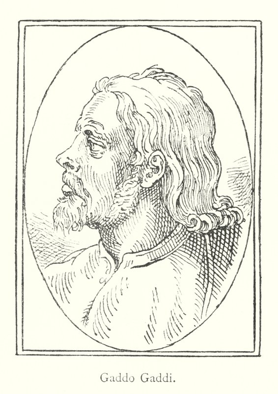 Gaddo Gaddi (grabado) de Italian School