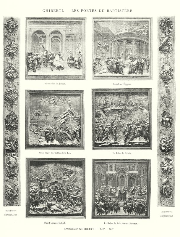 Ghiberti, Las Puertas del Baptisterio, Lorenzo Ghiberti de Italian School