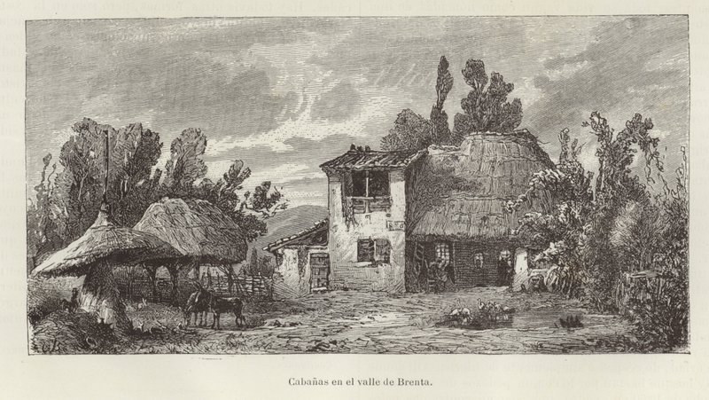 Italia - Cabañas en el valle del río Brenta de Italian School