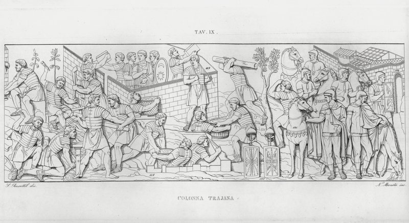 La Columna Trajana de Italian School
