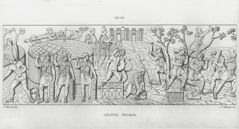 La Columna Trajana de Italian School