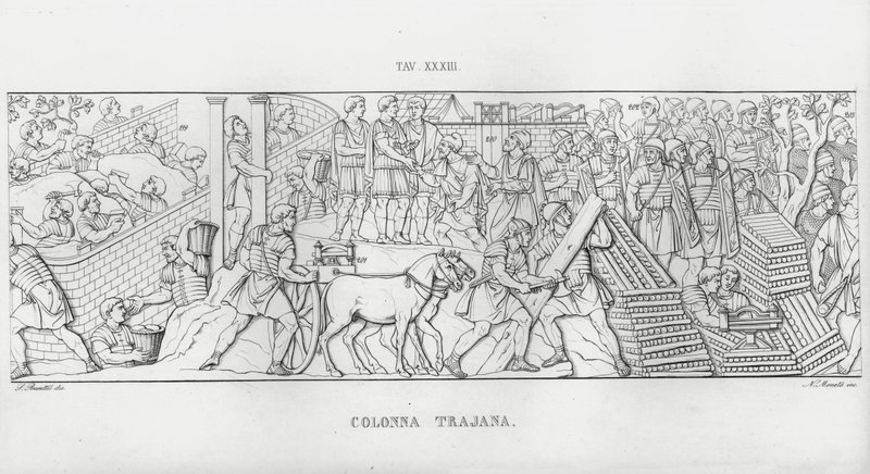 La Columna Trajana de Italian School
