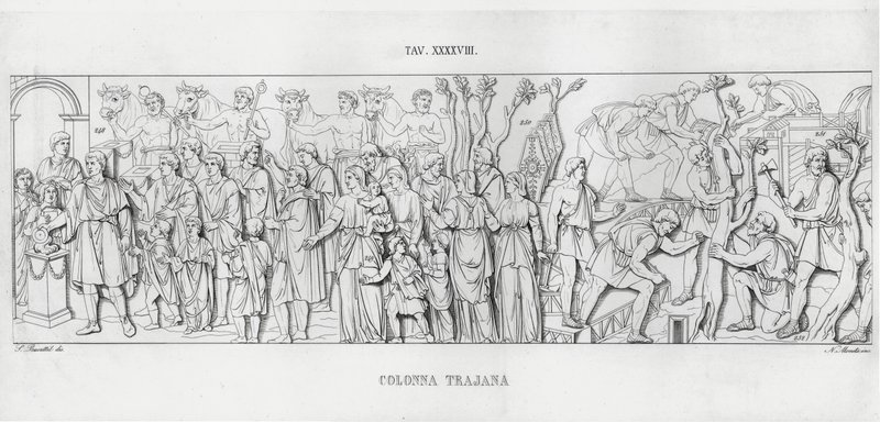 La Columna Trajana de Italian School