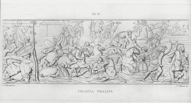 La Colonna Trajana, Columna de Trajano de Italian School