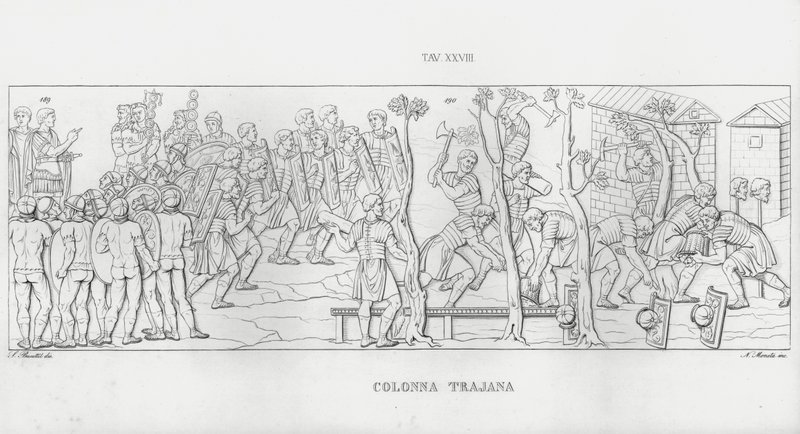La Columna Trajana de Italian School